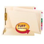 TUFF Laminated End Tab Fastener Folder